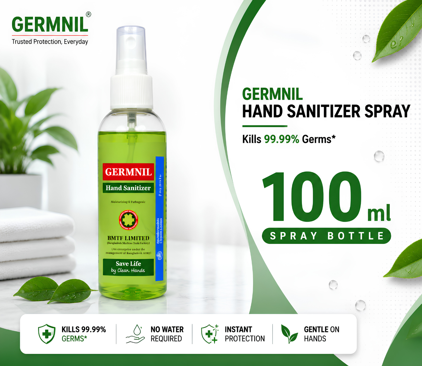 Germnil Hand Sanitizer (Spray)