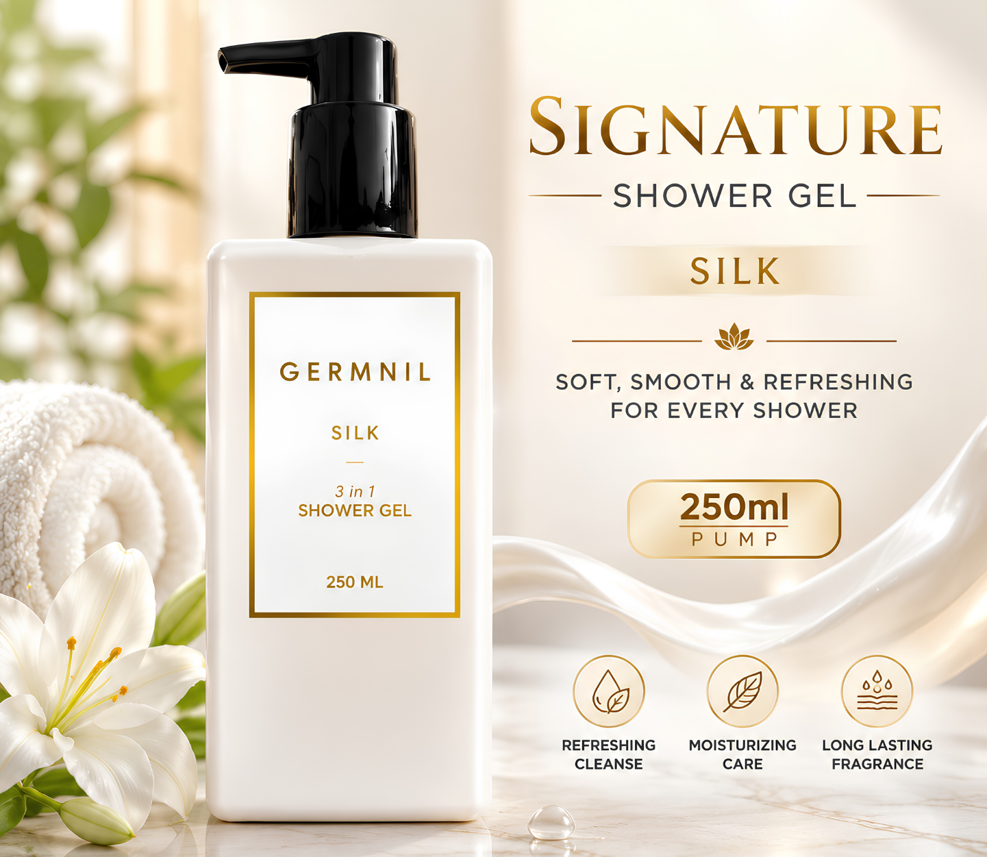 Germnil Shower Gel Silk