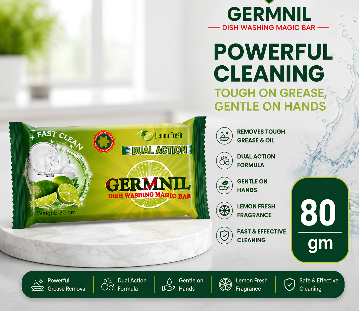 Germnil Dish Washing Magic Bar
